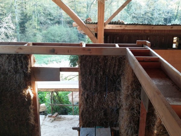 mise en place de la lisse haute