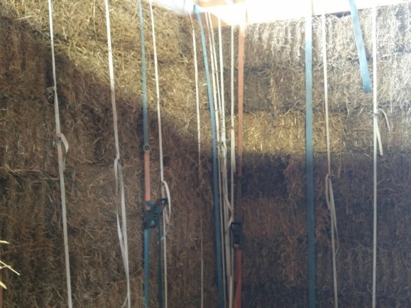 les sangles sont en place